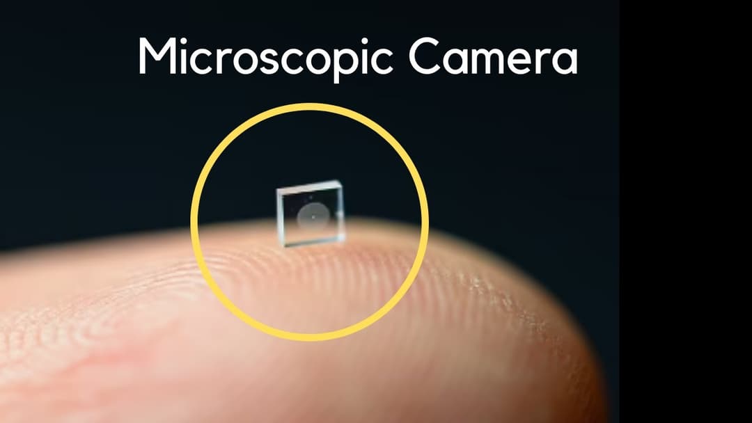 كاميرا بحجم حبة ملح يمكنها التقاط صور عالية الدقة!