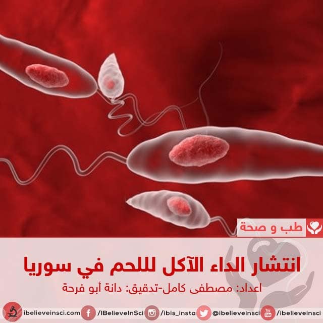 انتشار الداء الآكل لللحم في سوريا