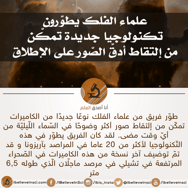 تكنولوجيا جديدة تمكن من إلتقاط أدق الصور عل الاطلاق