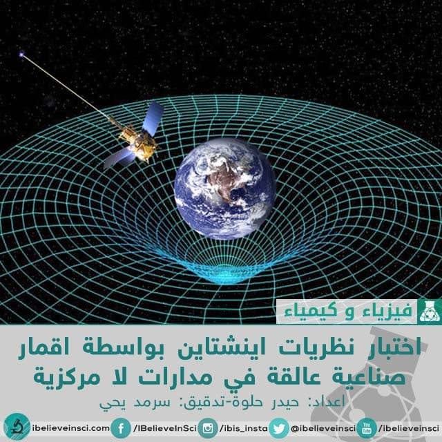 اختبار نظريات اينشتاين بواسطة اقمار صناعية عالقة في مدارات لا مركزية
