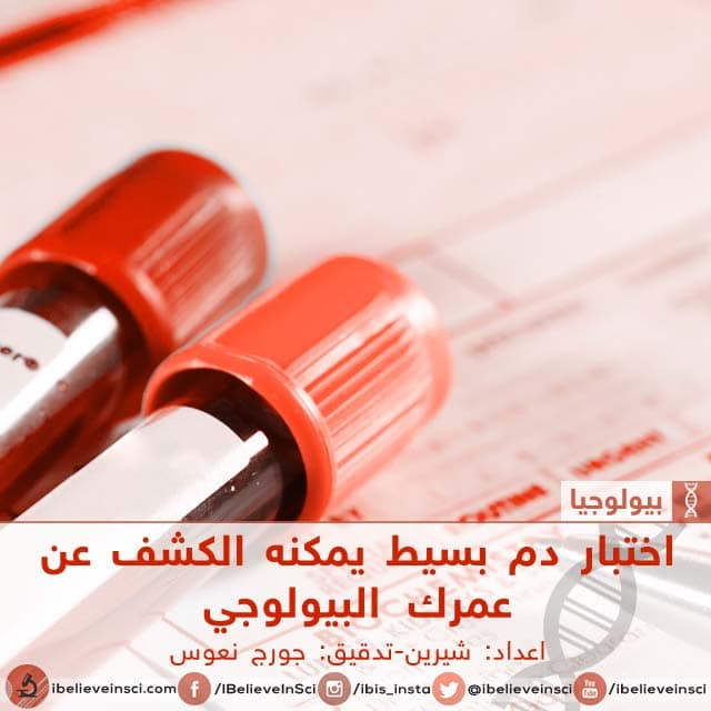 اختبار دم بسيط يمكنه الكشف عن عمرك البيولوجي