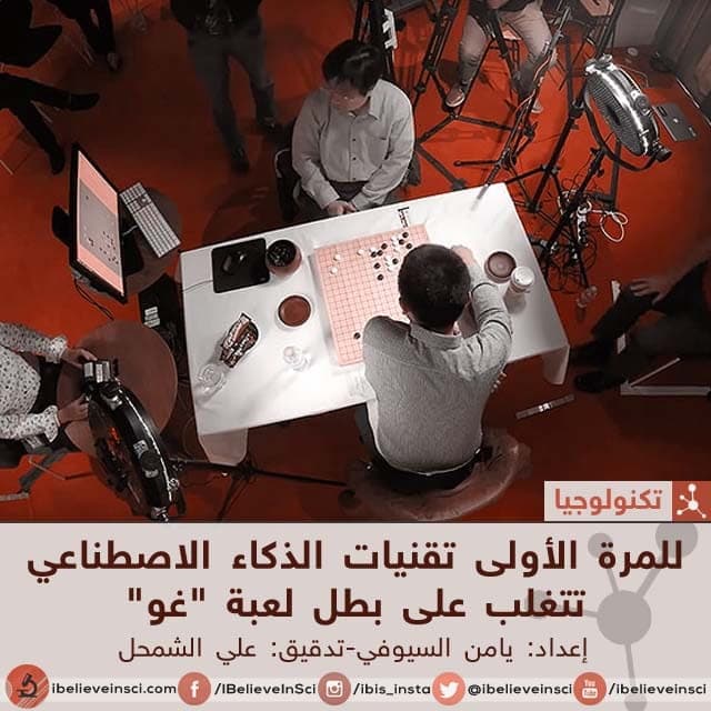 للمرة الأولى تقنيات الذكاء الاصطناعي تتغلب على بطل لعبة "غو"