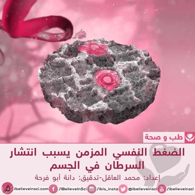 الضغط النفسي المزمن يسبب انتشار السرطان في الجسم