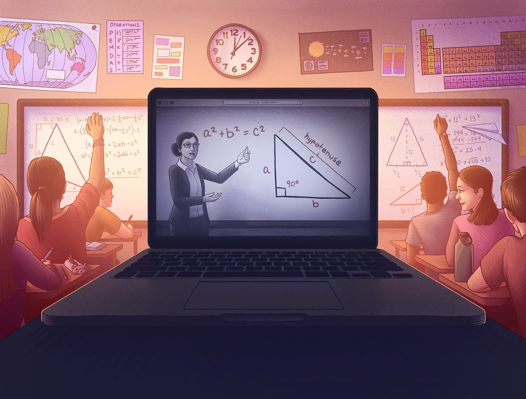 منافع التعليم الوجاهي مقارنة بالإلكتروني