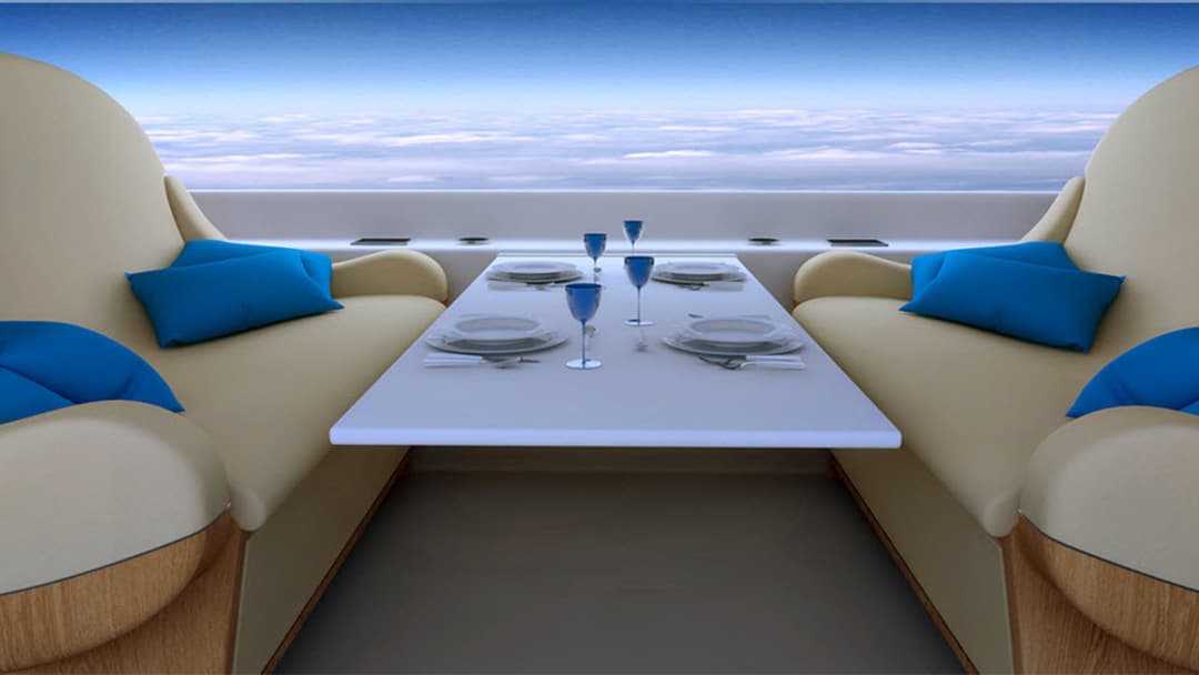 مستقبل الطيران: طائرات بلا نوافذ