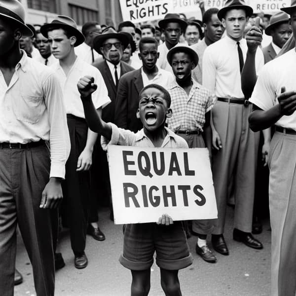 ما الأحداث التي أدت إلى حركة الحقوق المدنية؟