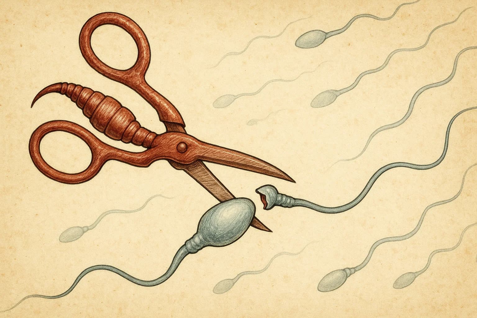 طفيلي شائع يؤثر في شكل الحيوانات المنوية البشرية!