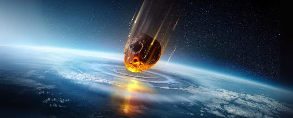 قبل 78 مليون سنة كويكب اصطدم بالأرض والحياة أزدهرت في فوهته