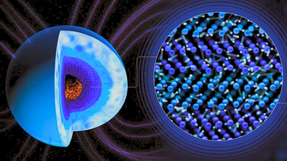 الجليد الأسود الساخن قد يكون مسؤولًا عن المغناطيسية الفوضوية لكوكب نبتون!