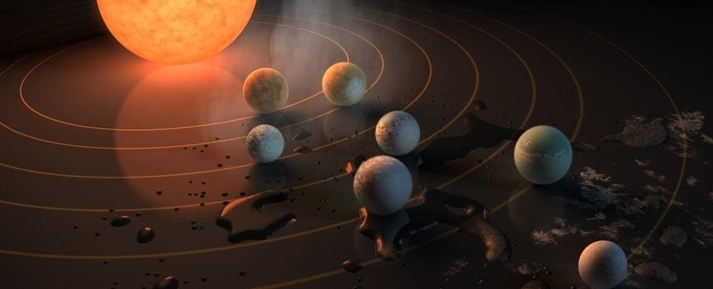 هل تذكرون كواكب Trappist الشبيهة بنظامنا الشمسي؟ تفاجأ العلماء بأنها أقرب لاستضافة الحياة مما كانوا يعتقدون