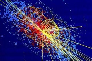 محاكاة تُظهر تحلل بوزون هيغز في مصادم الهادرونات الكبير