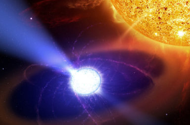 رصد نجم داسر يمتلك أسرع دوران لنجم قزم أبيض - نجم ميت يدور بسرعة كبيرة جدًا تجعله يمتلك أسرع معدل دوران معروف بين النجوم الأخرى من نوعه