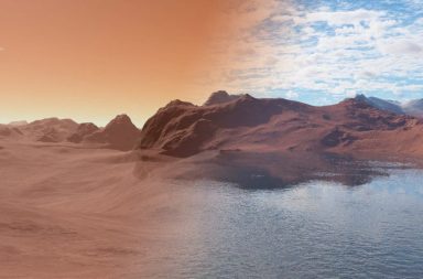 ربما احتوى المريخ في الماضي على خزانين عملاقين للماء على عمق كبير - خزانين للمياه القديمة التي ربما كانت مخزنة تحت سطح المريخ