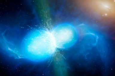 للمرة الثانية يرصد العلماء اصطدام نجم نيوتروني ملحمي - اكتشف أحد مقاييس التداخل لدى مرصد ليغو نجمين نيوترونيين يدوران حول بعضهما - الموجات الثقالية