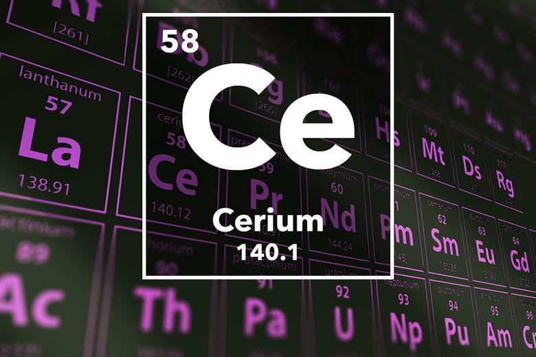 معلومات وحقائق عن عنصر السيريوم