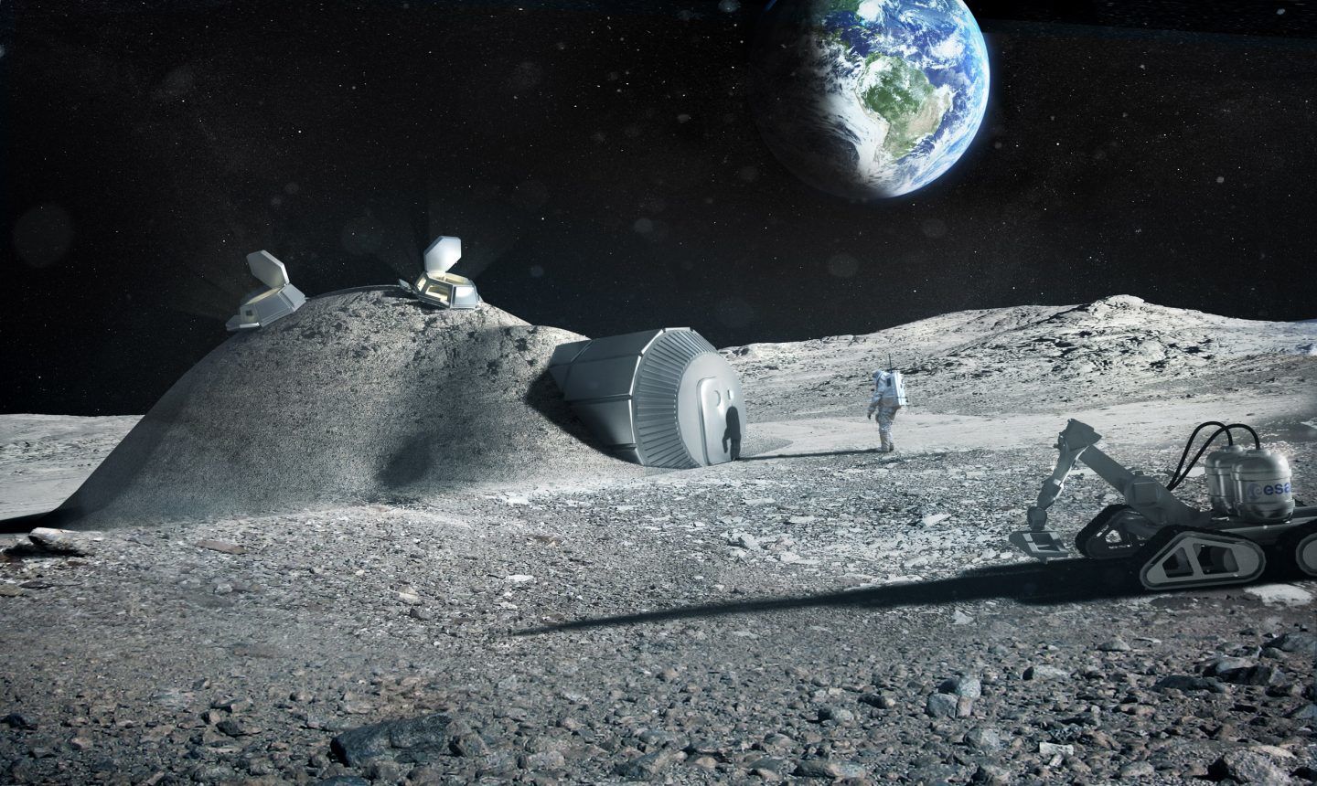 كيف يمكنك البناء على القمر؟ ابدأ بالتربة القمرية