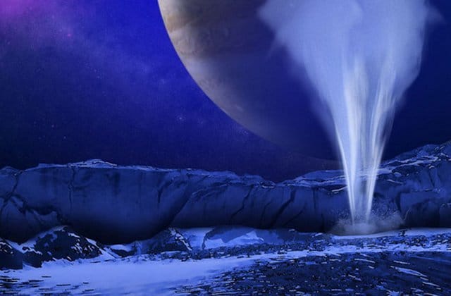 تيليسكوب هابل الفضائي يرصد ثوران بخار الماء على سطح قمر يوروبا