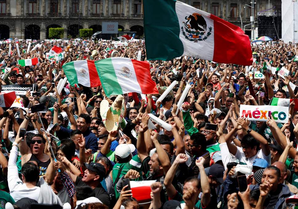 حماس مشجعي منتخب المكسيك يتسبب بهزة أرضية