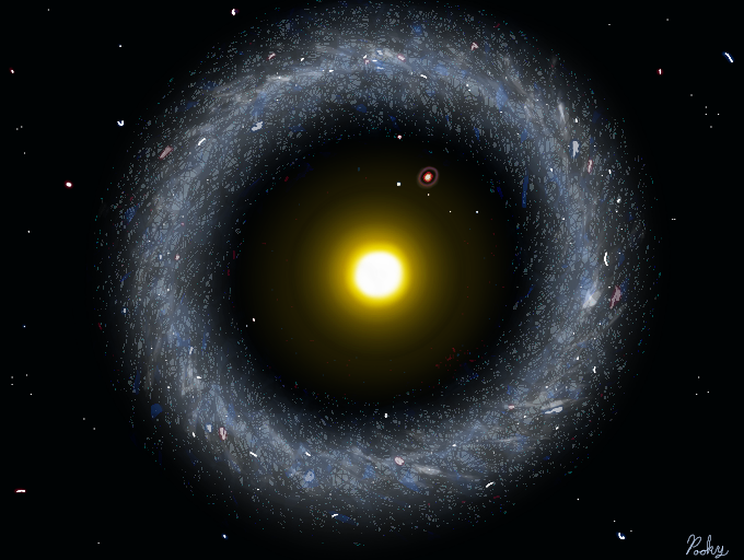 جرم هوغ هو مجرة داخل مجرة داخل مجرة والسبب غير معروف