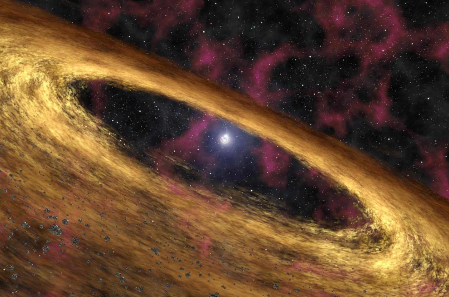 رصد نوع جديد من النجوم النابضة في مجرتنا