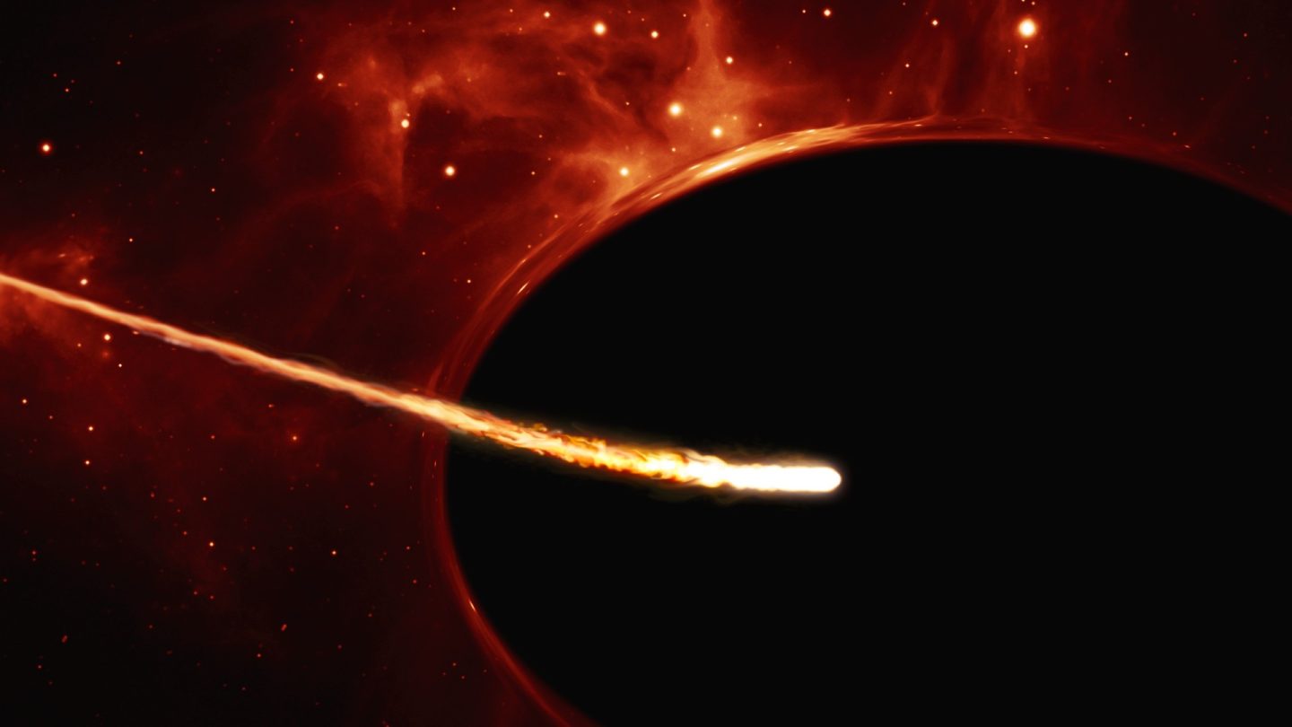 رصد نجم يدور حول الثقب الأسود في مركز مجرتنا بسرعة 29 مليون كيلومتر في الساعة