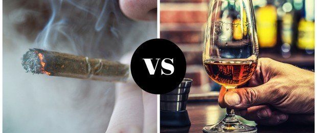 أيهما أشد خطرًا، الكحول أم الماريجوانا؟