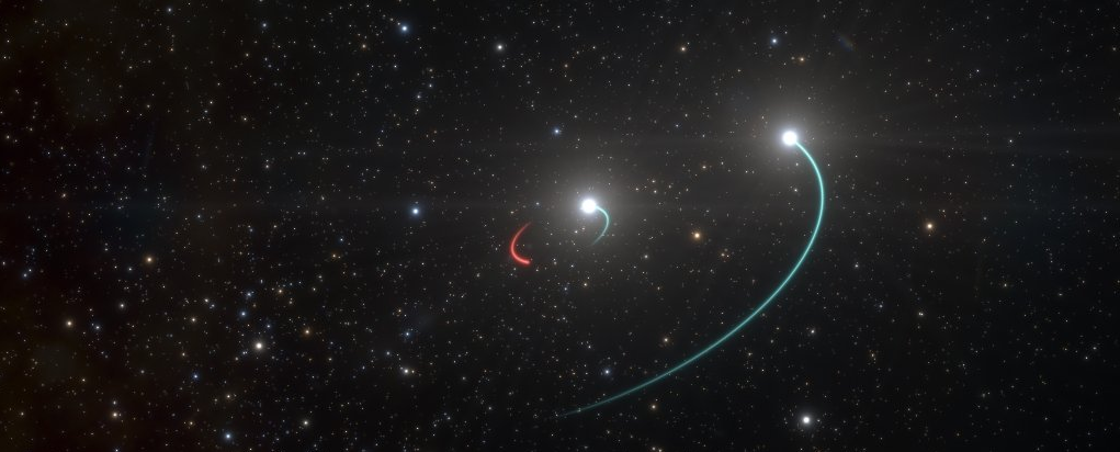 العثور على ثقب أسود يتوارى على بعد 1000 سنة ضوئية من الأرض - نظام نجوم ثلاثي مع نجمين من النمط B من السلسلة الرئيسية - الثقوب السوداء - HR 6819
