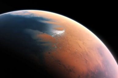 أغرب الصور التي التقطت لكوكب المريخ حتى الآن - بعض الصور الرائعة التي تظهر غرابة كوكب المريخ وجماله - فوهة‌ ‌بركانية‌ ‌مليئة‌ ‌بالثلج‌