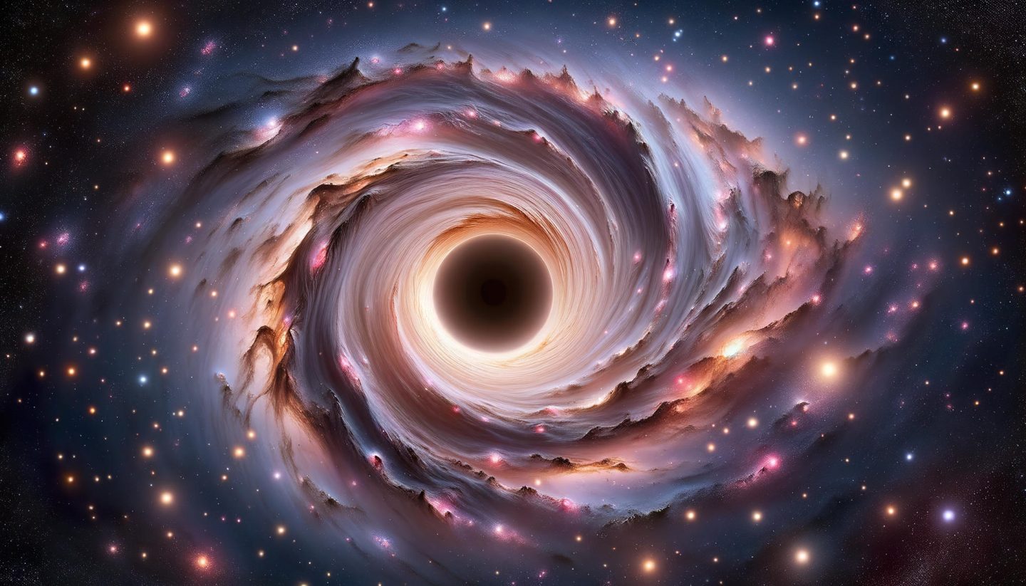 كيف تغير الثقوب السوداء الهائلة الكيمياء حولها