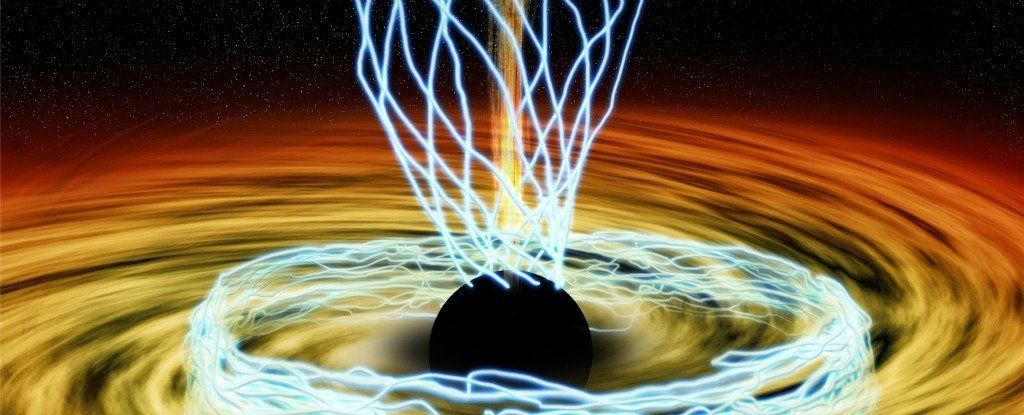 يكتشف الفلكيون -للمرة الأولى على الإطلاق- ثقبًا أسودَ يستخدم حقلًا مغناطيسيًا للتغذيّة