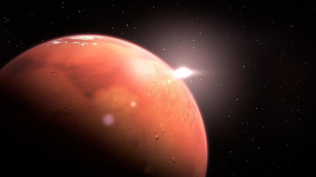 لماذا لون المريخ أحمر ؟
