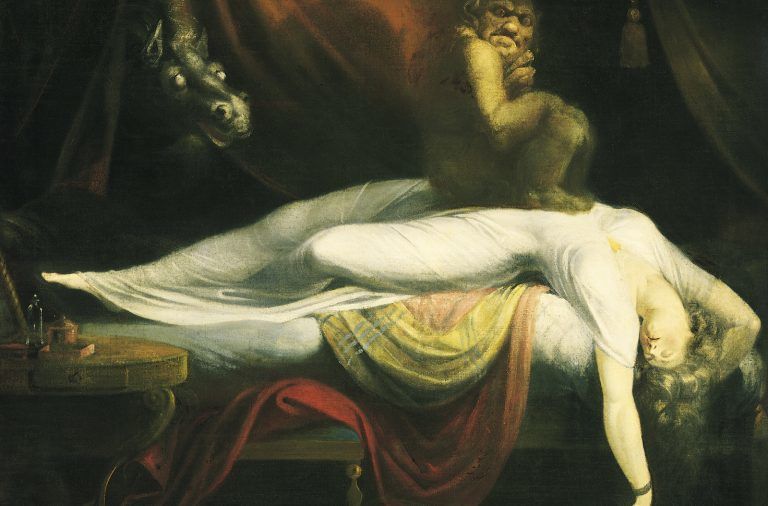 الجاثوم (شلل النوم): ما هو، ولماذا يحدث؟ وكيفية الوقاية منه؟ John_Henry_Fuseli_-_The_Nightmare-1-768x506