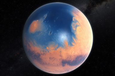دراسة تشير إلى أن المريخ قد يخفي محيطات تحت قشرته - وجدت دراسة جديدة أنه من الممكن أن مياه المريخ بقيت مدفونةً تحت قشرته منذ وقت طويل