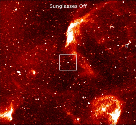 حجب مصادر الضوء الأخرى عن PSR J0523−7125 من البيانات غير المستقطبة. يوانمينغ وان