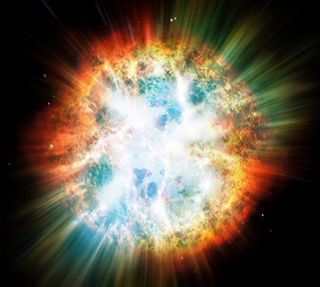  انفجار نجمي في الفضاء (أي ستوك)