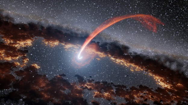 ثقب أسود جائع قد يكشف أصل عمالقة الفضاء NASA/JPL-Caltech