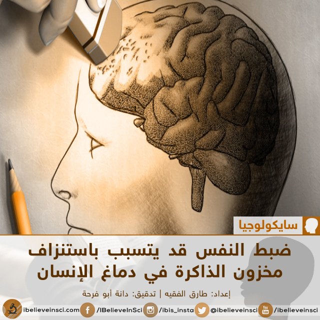 دراسة: ضبط النفس قد يتسبب باستنزاف مخزون الذاكرة في دماغ الإنسان