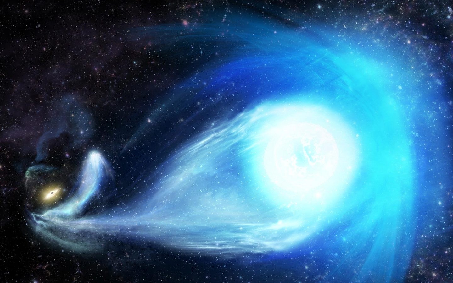 الثقب الأسود في مركز مجرتنا يصبح أكثر نشاطًا