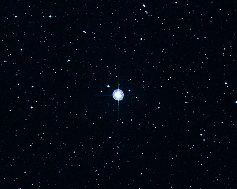 صورة رقمية توضح مسحًا للسماء وبها أقدم نجم في مجرتنا بعمر محسوب بدقة يسمى النجم «متوشلخ» نسبة لرجل دين عاش 956 عام، وهو من النسب العلوي للنبي نوح. اسمه العلمي HD 140283، ويبعد عنا 190.1 سنة ضوئية، وقدر علماء الفلك أن عمر النجم 14.3 مليار سنة أرضية.
