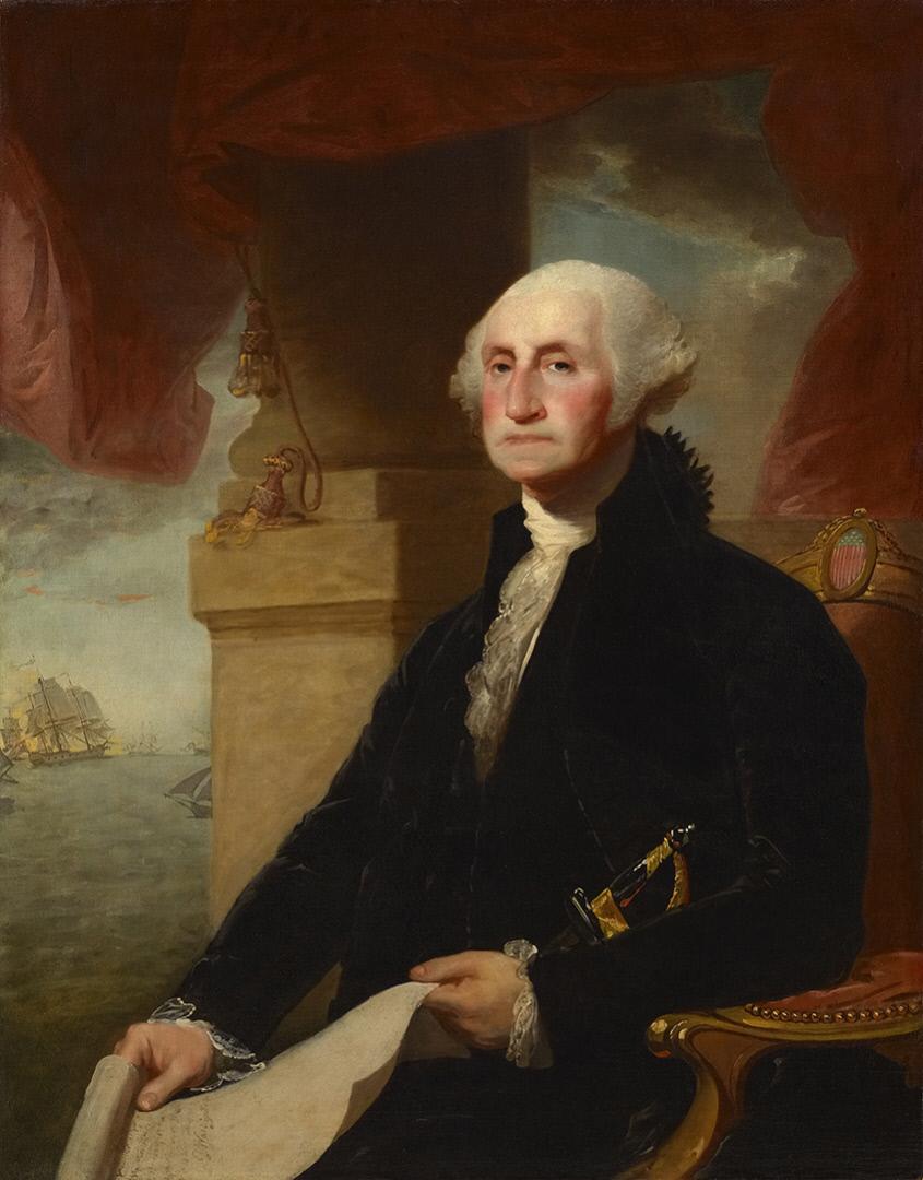 جورج واشنطن: سيرة شخصية - قائد الجيش القاري خلال حرب الاستقلال الأمريكية - أول رئيس أمريكي مدة 8 سنوات - أول رئيس للولايات المتحدة
