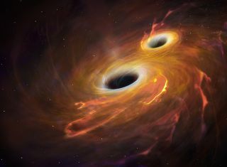 اكتشاف نادر! ثلاثة ثقوب سوداء عملاقة على وشك الاصطدام نظام اندماج لثلاث مجرات الثقوب السوداء هائلة الكتلة الواقع في مركز المجرة
