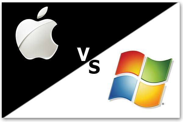 مقارنة بين نظامي تشغيل لعملاقي البرمجيات ويندوز وآبل