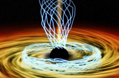 الفوضى البيضاء للحقول المغناطيسية قد تفسر التألق الشديد للثقوب السوداء - الأضواء الأكثر سطوعًا في الكون - الحقول المغناطيسية المحيطة بالثقوب السوداء