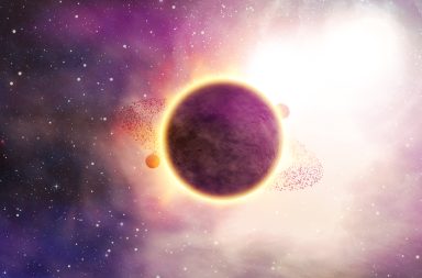 الكوكب (WASP-39 b) كوكب خارجي عملاق غازي يدور حول نجم يبعد عن الأرض مسافة قدرها 700 سنة ضوئية رصده تلسكوب جيمس ويب في الفضاء