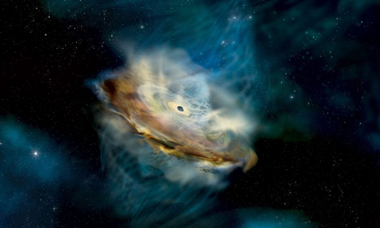 رصد ثقب أسود يتقلب في الفضاء!