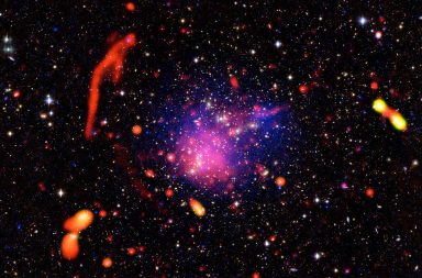 ظاهرة غريبة تسبب تزامن المجرات البعيدة - مجرات تبدو كما لو كانت متصلةً بشبكة من هياكل هائلة خفية - مجرات بعيدة عن بعضها ولكنها متزامنة بشكل غريب