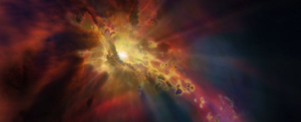 اكتشف علماء الفلك ثقبًا أسود فائق الكتلة يعمل كالنافورة العملاقة