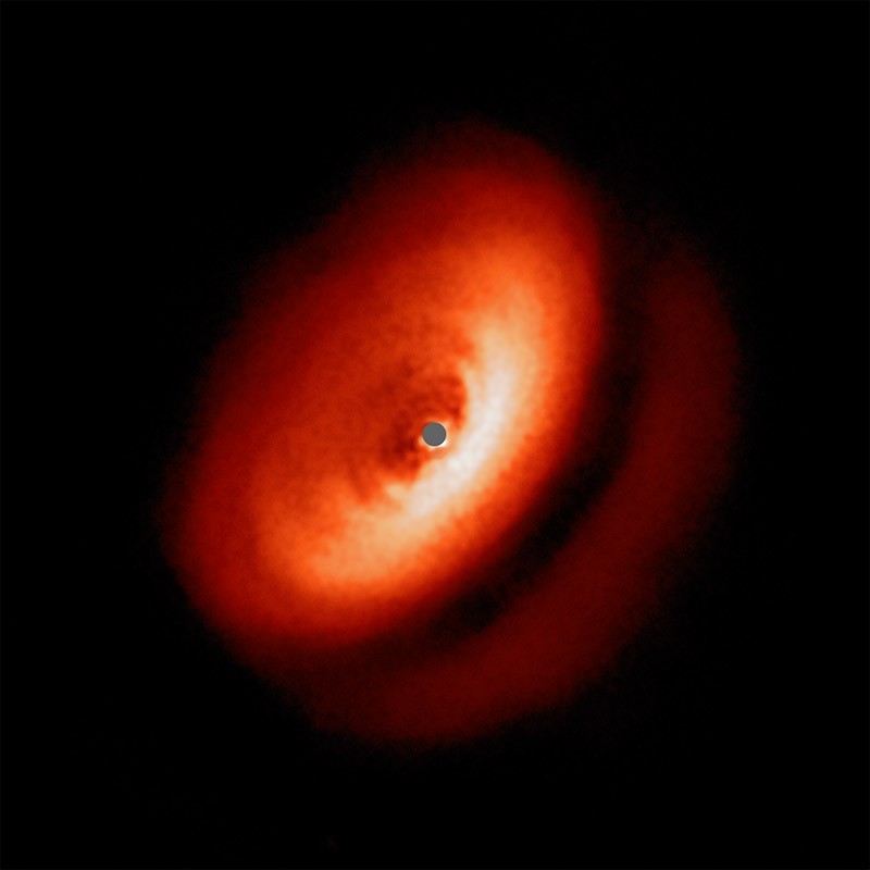 اكتشاف أصغر بنى لكواكب يافعة - المواد الكونية التي تنهار تحت تأثير جاذبيتها - النجم الأولي - مراحل تكون النجم - ظاهرة الانجراف الإشعاعي - نشأة الكواكب 