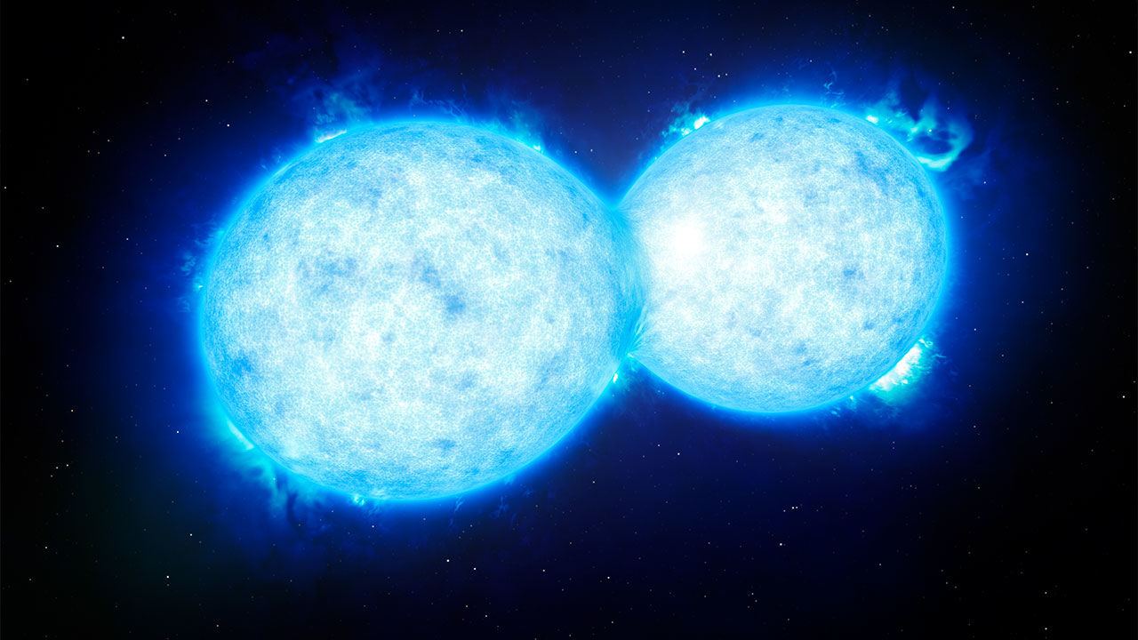 ستضيء السماء نتيجة لتصادم نجمين عام 2022