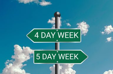 توجد الآن اقتراحات بأننا على أعتاب قفزة كبيرة أخرى إلى الأمام: 32 ساعة عمل في الأسبوع، أي أربعة أيام عمل بنفس أجر العمل لخمسة أيام.